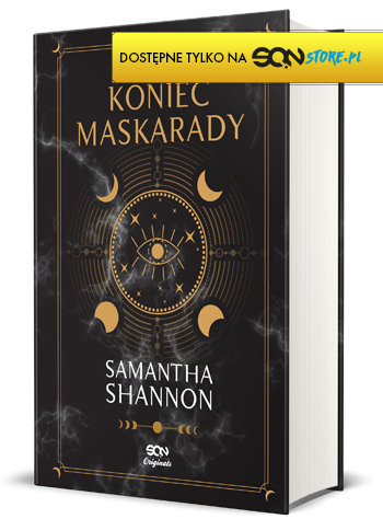 Okładka powieści Koniec maskarady