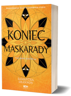 Okładka powieści Koniec maskarady