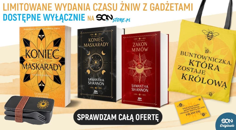 Banner prowadzący do księgarni internetowej SQN Store